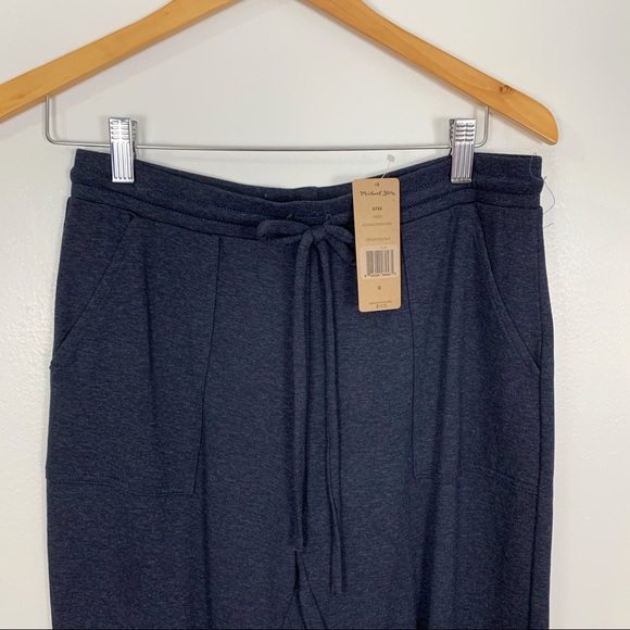 Michael Stars French terry drawstring pants - Picture 2 of 8